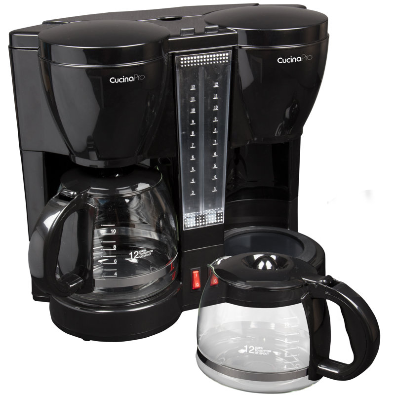 CucinaPro Specialty Electrics Double Carafe Coffee Maker & Reviews